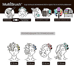 НАБОР БРАШИНГОВ MULTIBRUSH KIT 3ШТ. - РАЗМЕР 36, 56 мм + СЪЕМНАЯ РУЧКА
