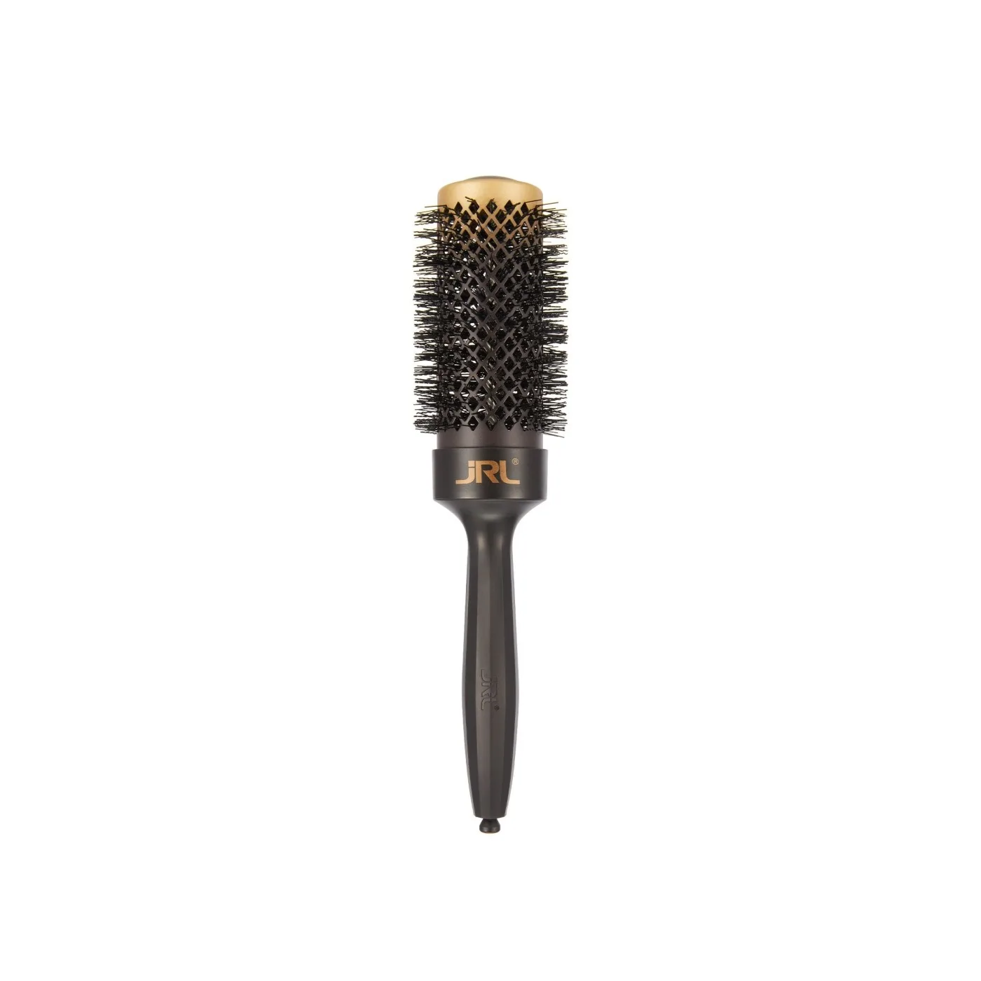 MIXED BRISTLE BRUSH φ43MM, BLACK -JRL ПАРИКМАХЕРСКИЙ БРАШИНГ СО СМЕШАННОЙ ЩЕТИНОЙ, φ43 мм, ЦВЕТ ЧЕРН