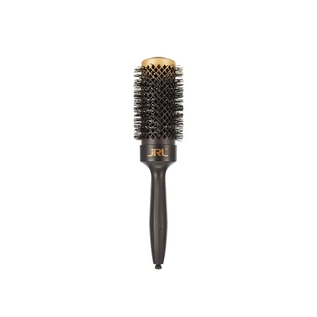 MIXED BRISTLE BRUSH φ43MM, BLACK -JRL ПАРИКМАХЕРСКИЙ БРАШИНГ СО СМЕШАННОЙ ЩЕТИНОЙ, φ43 мм, ЦВЕТ ЧЕРН
