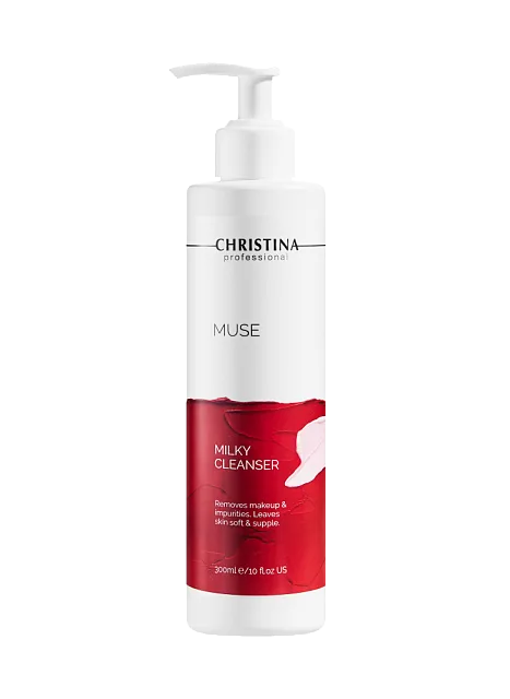 MUSE MILKY CLEANSER 300 - ОЧИЩАЮЩЕЕ МОЛОЧКО С ЭКСТРАКТОМ РОЗЫ, 300 МЛ