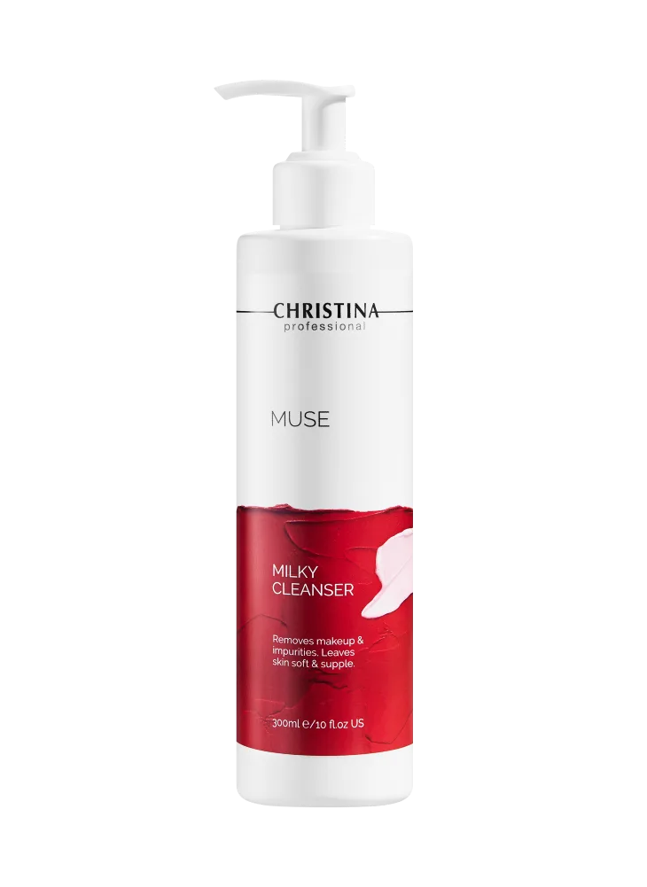 MUSE MILKY CLEANSER 300 - ОЧИЩАЮЩЕЕ МОЛОЧКО С ЭКСТРАКТОМ РОЗЫ, 300 МЛ