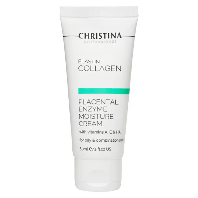 ELASTIN COLLAGEN PLACENTAL ENZYME MOISTURE CREAM-УВЛАЖНЯЮЩИЙ КРЕМ С ПЛАЦЕНТОЙ, ЭНЗИМАМИ, КОЛЛАГЕНОМ 