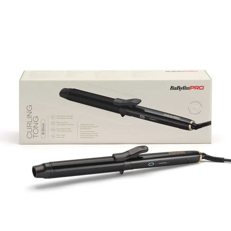 HI-PERFORMANCE CURLING TONG 32MM-ЭЛЕКТРИЧЕСКАЯ ПЛОЙКА ДЛЯ ВОЛОС, ЦВЕТ ЧЕРНЫЙ, 32 ММ.