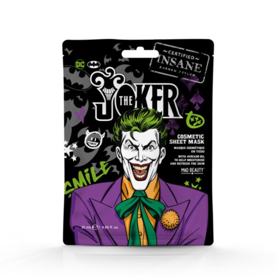 JOKER COSMETIC SHEET MASK -ТКАНЕВАЯ КОСМЕТИЧЕСКАЯ МАСКА ДЛЯ ЛИЦА, 25 МЛ.