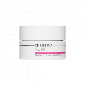 ДНЕВНОЙ КРЕМ ДЛЯ ЛИЦА С ЗАЩИТОЙ SPF-30 MUSE PROTECTIVE DAY CREAM SPF-30 С ЭКСТРАКТОМ ПЕТРУШКИ 50 МЛ