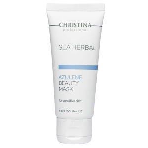 Sea Herbal Beauty Mask Azulene - Азуленовая маска красоты  для чувствительной кожи, 60мл.