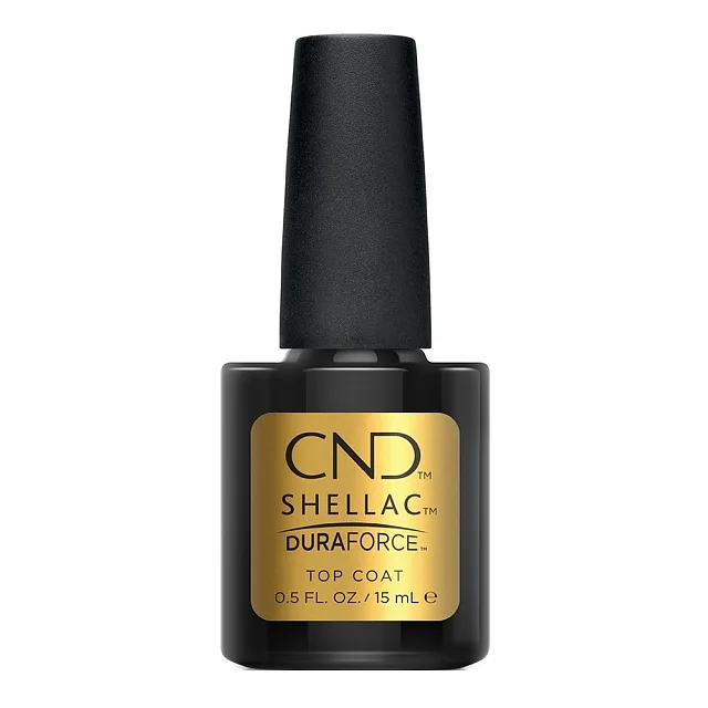 Закрепитель для гелевых лаков, идеален для "слабых" ногтей - Cnd Shellac Duraforce Top Coat 0.25oz