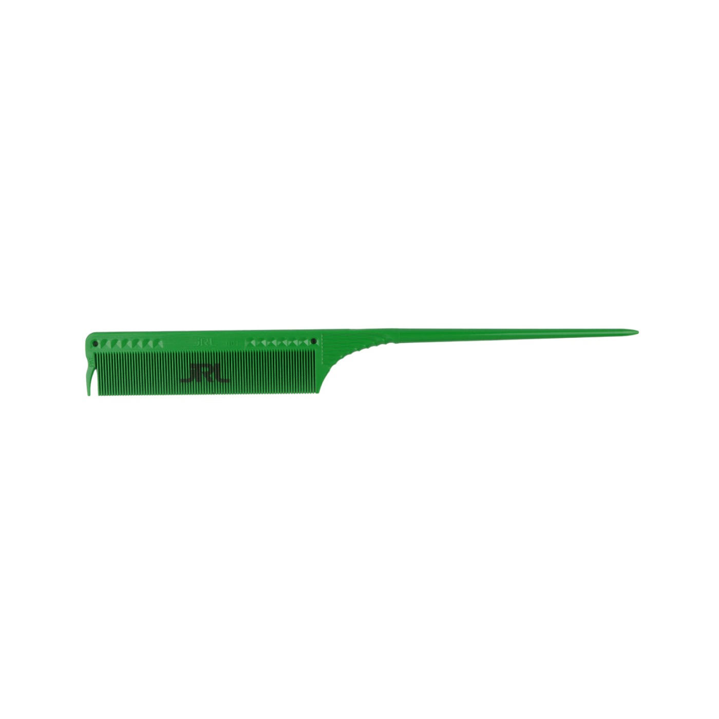 JRL FINE TEETH TAIL COMB 8.5", GREEN-JRL ПАРИКМАХЕРСКАЯ РАСЧЕСКА С ЧАСТЫМИ ЗУБЦАМИ И ХВОСТИКОМ 8.5",