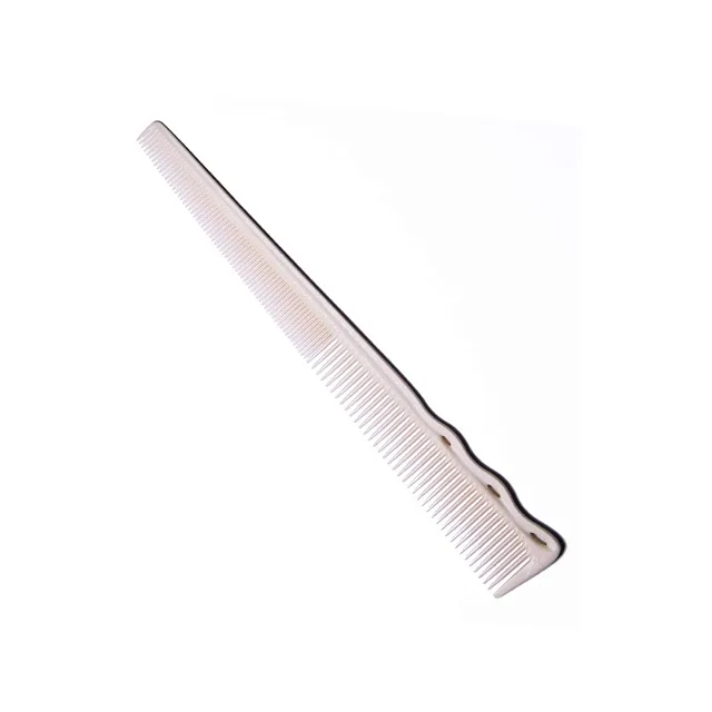 BARBER COMB WHITE-РАСЧЕСКА ДЛЯ ПРОРАБОТКИ ВИСОЧНЫХ ЗОН, ПЛАСТИКОВАЯ, ДЛИНА 187 ММ, ЦВЕТ БЕЛЫЙ