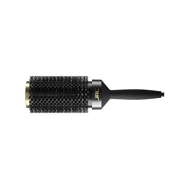 MIXED BRISTLE BRUSH EXTRA LONG φ  53 MM., BLACK-ПАРИКМАХЕРСКИЙ КОМБИНИРОВАННЫЙ БРАШИНГ