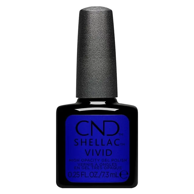 CND SHELLAC LAZULI BLUE 0.25oz/7.3ml - ГЕЛЕВЫЙ ЛАК ДЛЯ НОГТЕЙ CND SHELLAC LAZULI BLUE 0.25oz/7.3ml