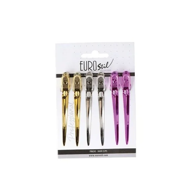 CARD 6 COLOR CURVED HAIR PINS - ШПИЛЬКИ ДЛЯ ВОЛОС