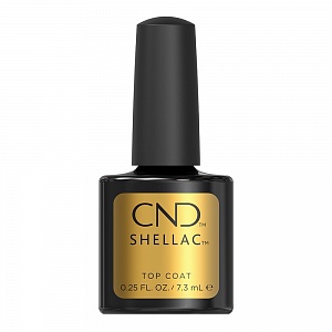 "SHELLAC UV TOP COAT" - закрепитель для гелевых лаков, 7,3мл.