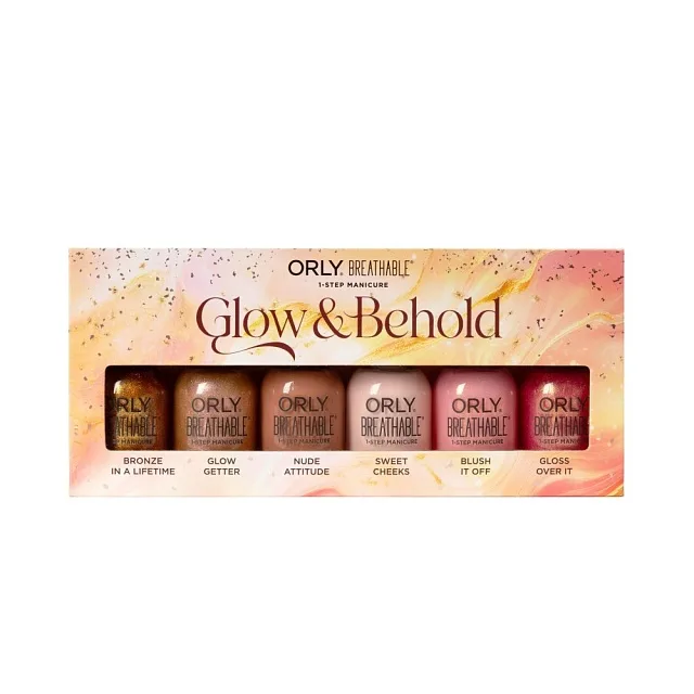 ORLY BREATHABLE NAIL PALETTE SPRING/SUMMER 2026 GLOW & BEHOLD - ПАЛИТРА ЛАКОВ ДЛЯ НОГТЕЙ ORLY BREATH