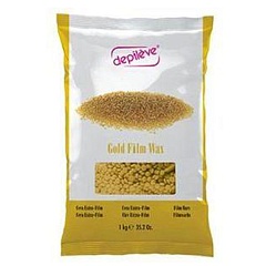 Био-Воск бесполосочный гранулированный "ЗОЛОТОЙ" экстра-вязкий,  1000гр.