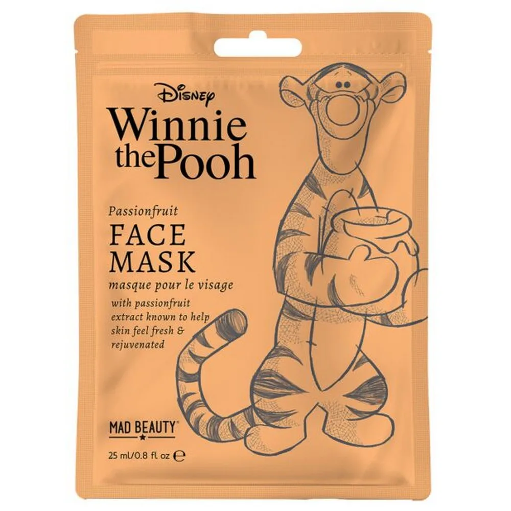 DISNEY WINNIE THE POOH TIGGER SHEET MASK - ТКАНЕВЫЕ КОСМЕТИЧЕСКИЕ МАСКИ ДЛЯ ЛИЦА