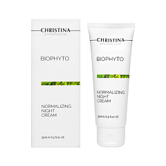 НОЧНОЙ КРЕМ ДЛЯ ЛИЦА BIO PHYTO NORMALIZING NIGHT CREAM СЕБОРЕГУЛИРУЮЩИМ ДЕЙСТВИЕМ 75 МЛ 