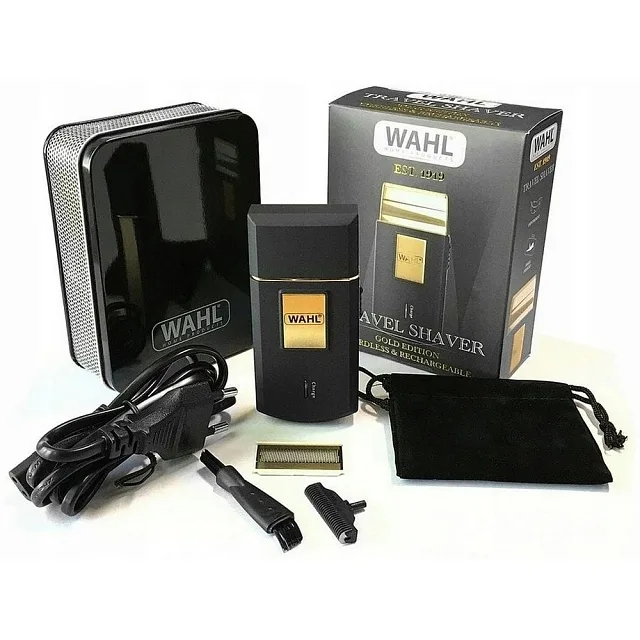 WAHL TRAVEL SHAVER GOLD EDITION EU-p / Travel Shaver Gold - МИНИ ШЕЙВЕР "Wahl Travel Shaver Gold" 