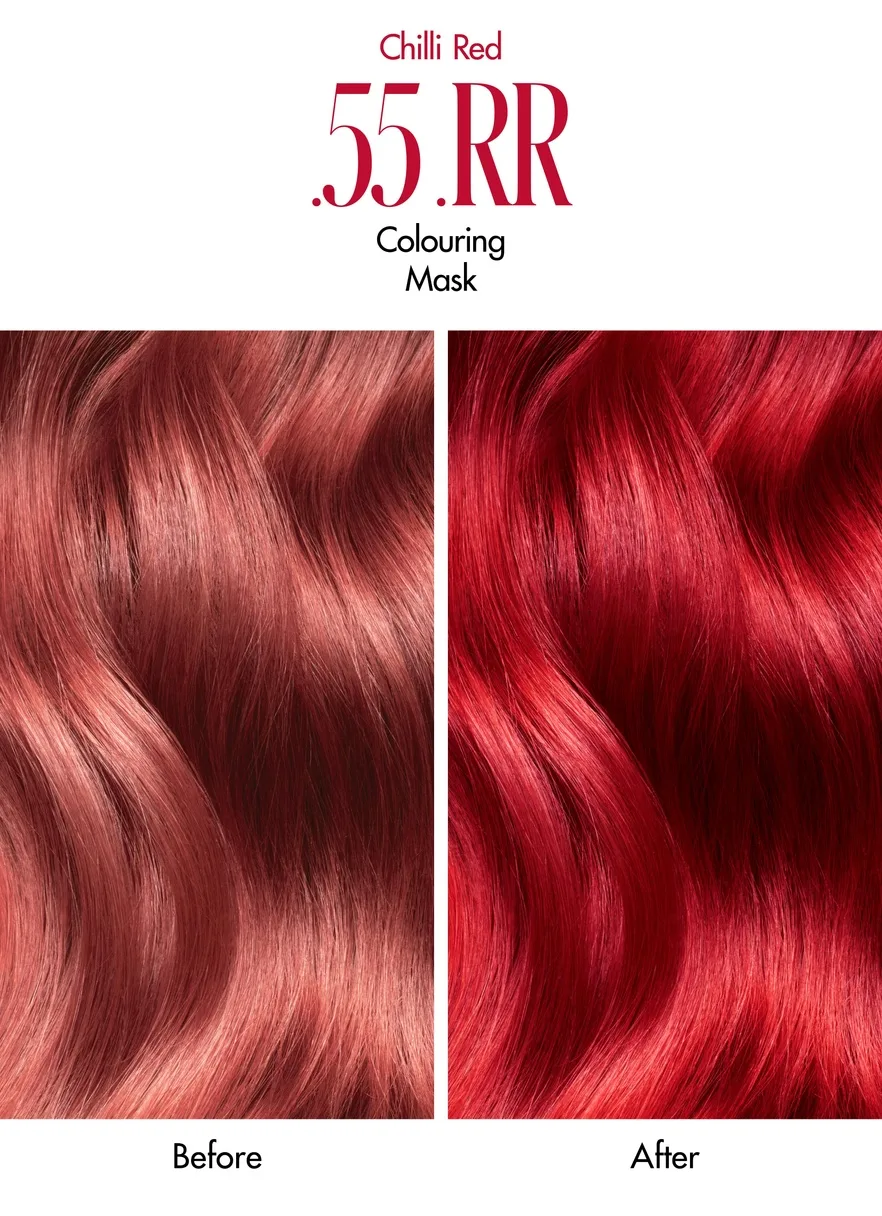 Glam color Chilli Red.55.RR Mask  - маска отеночная для волос Chilli Red.55.RR, 200мл
