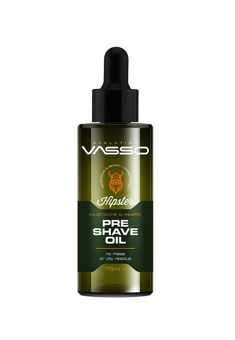 МАСЛО ДЛЯ БРИТЬЯ БОРОДЫ - VASSO PRE-SHAVE OIL