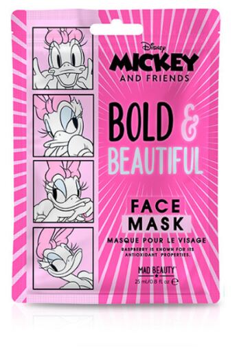 DISNEY MICKEY &FRIENDS SHEET FACE MASK - DAISY - ТКАНЕВЫЕ КОСМЕТИЧЕСКИЕ МАСКИ ДЛЯ ЛИЦА