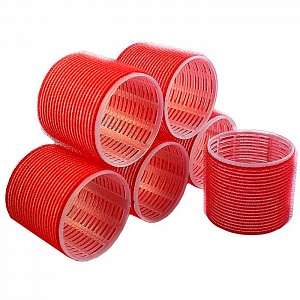 CORE ROLLERS 70MM 6 PCS RED - Бигуди, упаковка 6шт