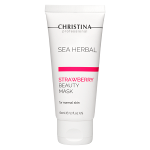 Sea Herbal Beauty Mask Strawberry - Клубничная маска красоты для нормальной кожи, 60мл.