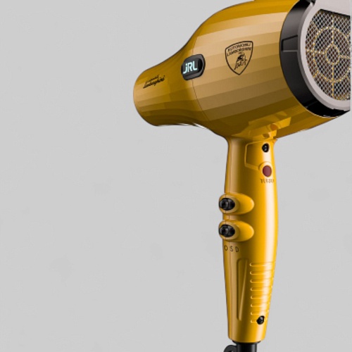FORTE PRO LITE HAIR DRYER, YELLOW-ФЕН ДЛЯ ВОЛОС "JRL FORTE PRO LITE" 2400W, с улучшенным DC мотором, с логотипом LAMBORGHINI, с функцией ионизации, LED индикатор, 2 режима температуры и скорости, цвет желтый 