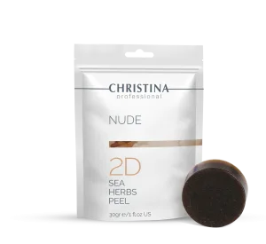 NUDE 2D SEA HERBS PEEL - КОРАЛЛОВОЕ МЫЛО ДЛЯ ТЕЛА С МОРСКИМИ ВОДОРОСЛЯМИ