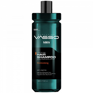 ШАМПУНЬ ДЛЯ ВСЕХ ТИПОВ ВОЛОС - VASSO HAIR SHAMPOO THICK & STRONG, 260мл