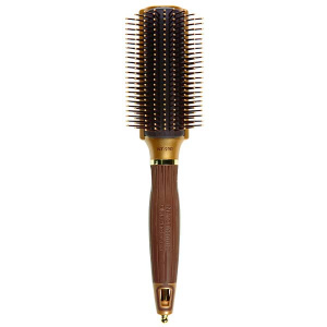 Olivia Garden Nanothermic C+ I Styler 9 - Row - массажная щётка коричневая, 20 см. 