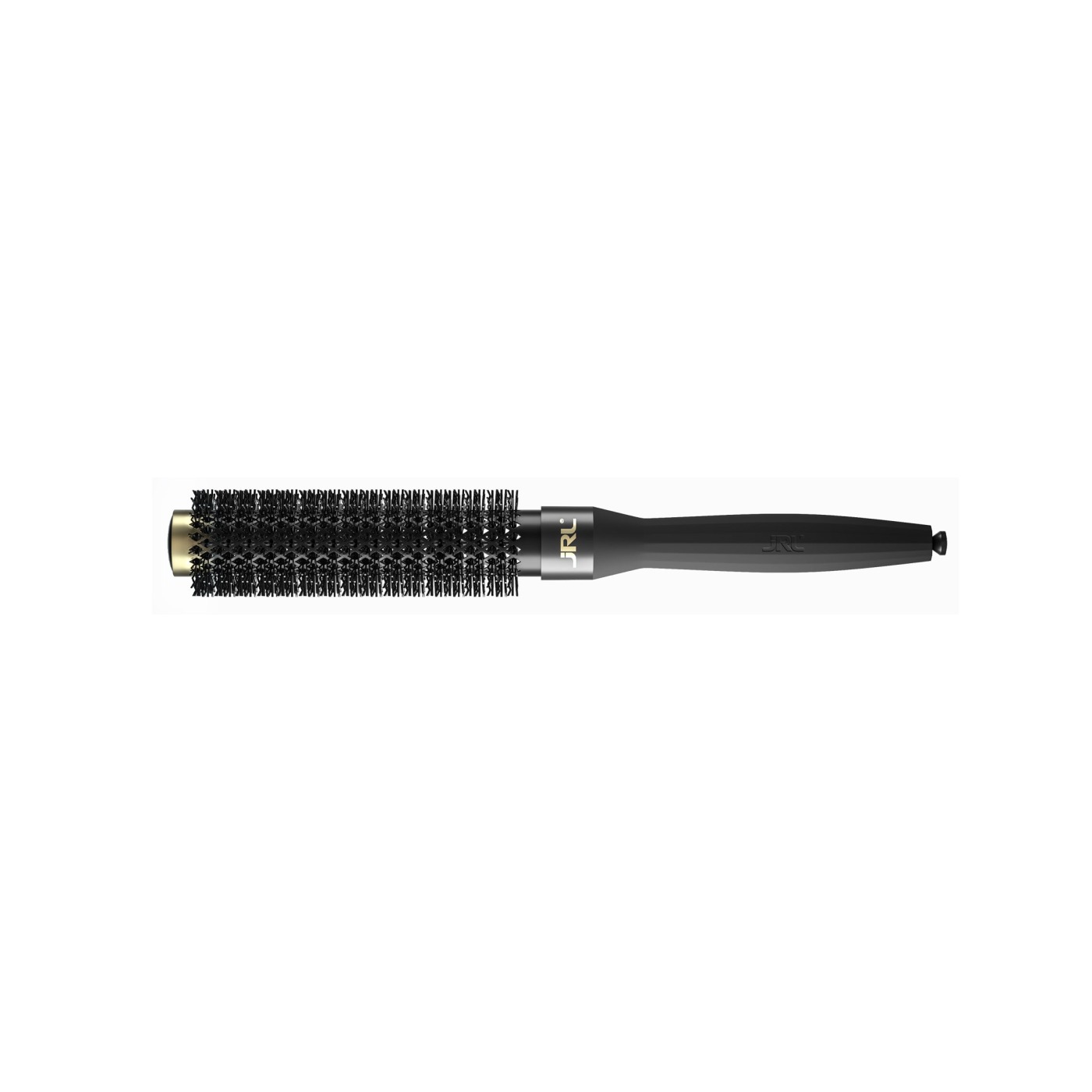 MIXED BRISTLE BRUSH EXTRA LONG φ25MM, BLACK-ПАРИКМАХЕРСКИЙ БРАШИНГ СО СМЕШАННОЙ ЩЕТИНОЙ, ЦВЕТ ЧЕРНЫЙ