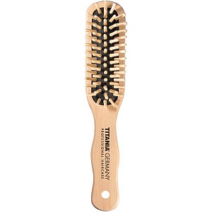 HAIR BRUSH, WOOD,ANGULAR,5 ROWS - МАССАЖНАЯ ЩЕТКА ДЛЯ ВОЛОС