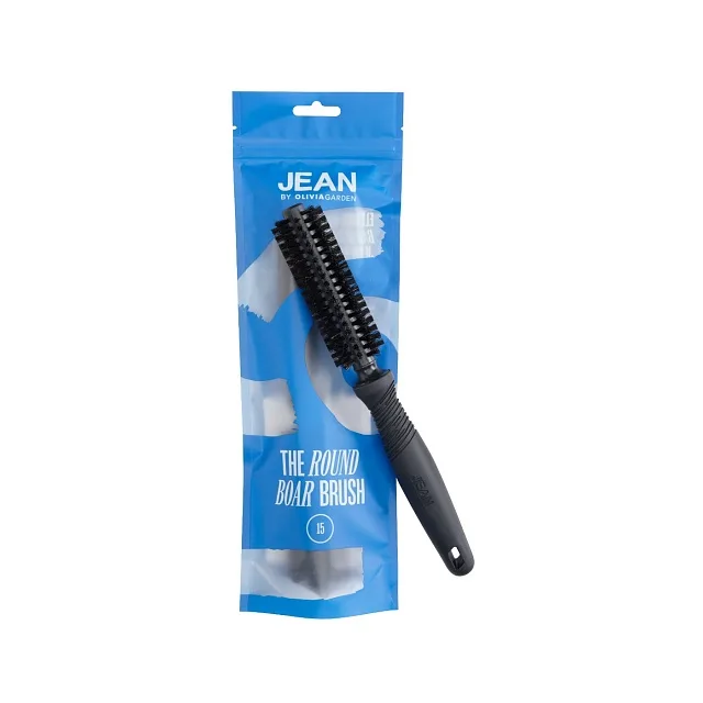 The Round Boar Brush 15mm -Круглая  расческа-щетка Round BOAR BRUSH, диаметр 15 мм