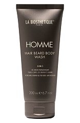 La Biosthetique Homme Hair Beard Body Wash - освежающий гель для тела, волос и бороды, 200 мл.