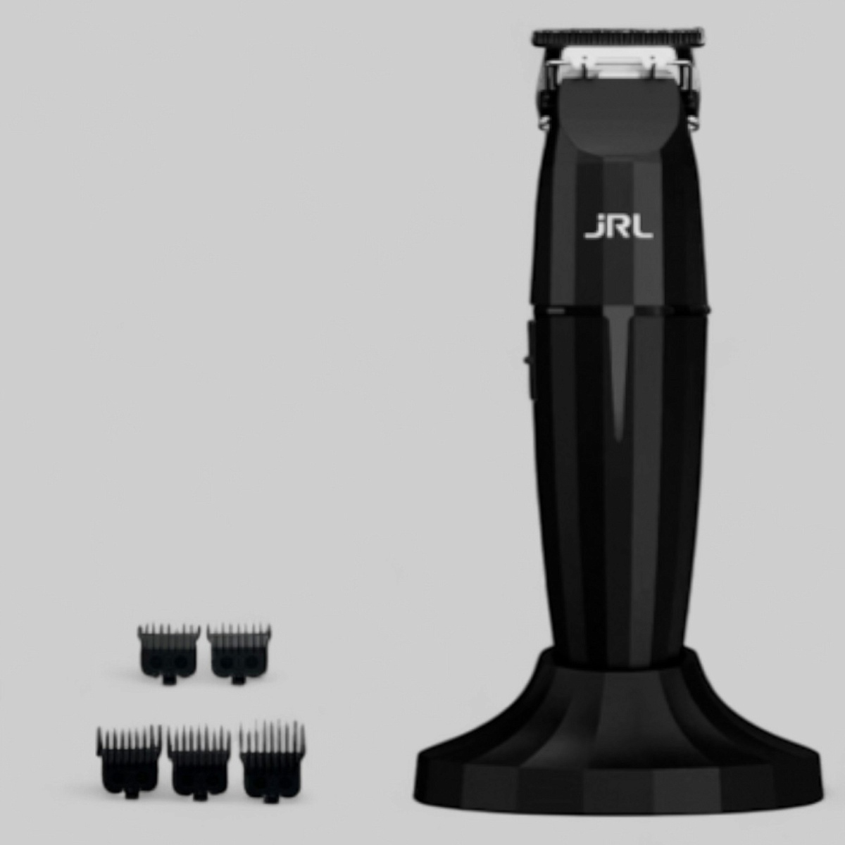 ONYX PROFESSIONAL CORDLESS HAIR TRIMMER BLACK-МАШИНКА ДЛЯ СТРИЖКИ ВОЛОС "JRL ONYX CORDLESS BLACK"  /ОКАНТОВОЧНАЯ, ЦВЕТ - ЧЕРНЫЙ/ роторный мотор, 8200 об/мин), T-образный ножевой блок "ONYX EZ-GAP M" 40мм, 5 насадок: 1,5 мм-10мм, 3.5ч работ