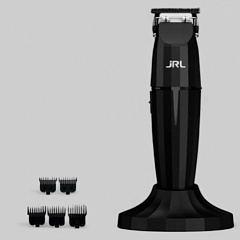 ONYX PROFESSIONAL CORDLESS HAIR TRIMMER BLACK-МАШИНКА ДЛЯ СТРИЖКИ ВОЛОС "JRL ONYX CORDLESS BLACK"  /ОКАНТОВОЧНАЯ, ЦВЕТ - ЧЕРНЫЙ/ роторный мотор, 8200 об/мин), T-образный ножевой блок "ONYX EZ-GAP M" 40мм, 5 насадок: 1,5 мм-10мм, 3.5ч работ