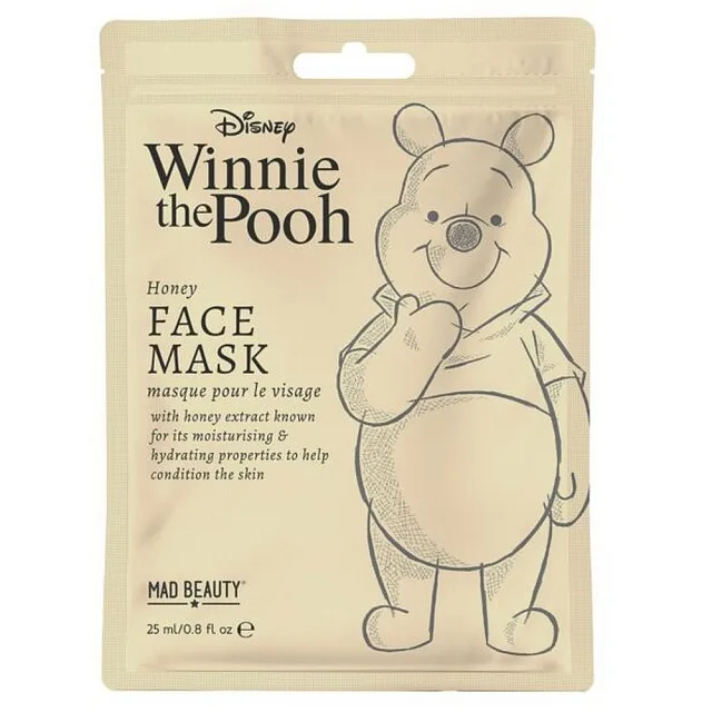 DISNEY WINNIE THE POOH SHEET MASK - ТКАНЕВЫЕ КОСМЕТИЧЕСКИЕ МАСКИ ДЛЯ ЛИЦА