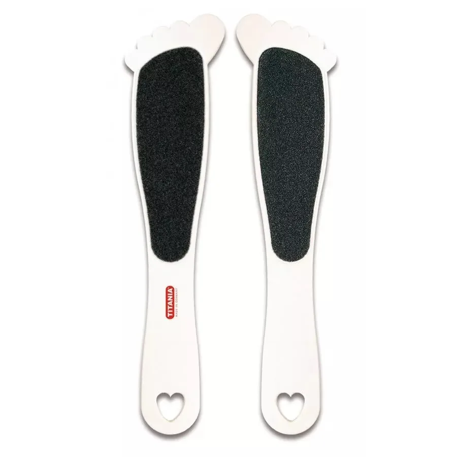 DOUBLE FOOT FILE, FOOT FORM - Двухсторонняя овальная терка для ног с ручкой