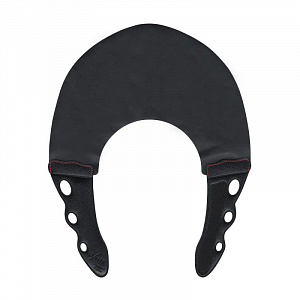 NECK FITTER 0.6MM NATURAL/BLACK - ВОРОТНИК ДЛЯ ШЕИ ДЛЯ СТРИЖКИ ВОЛОС, размер 340×270мм., черный.