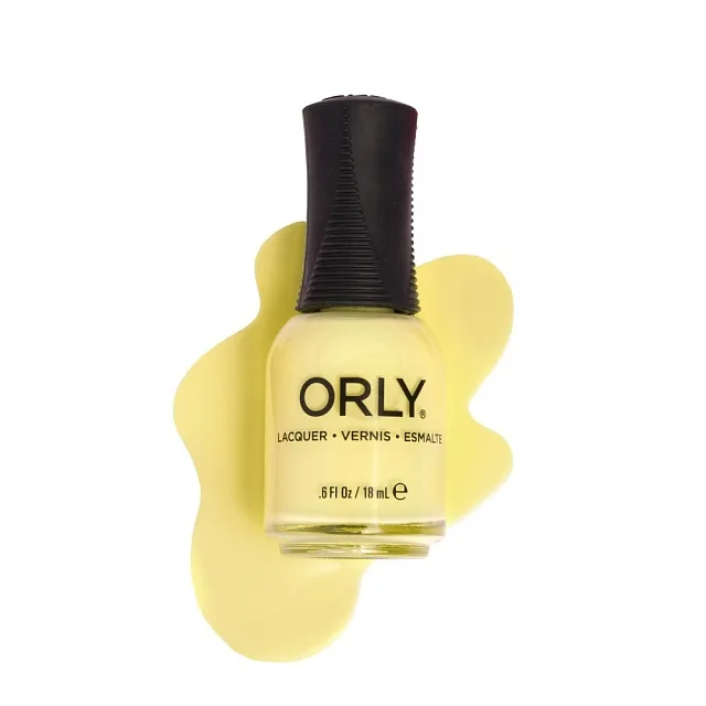 ORLY® LAQ US .6 Fl. Oz. / Oz. Liq. 18 mL e MORNING, SUNSHINE - ЛАК ДЛЯ НОГТЕЙ, ЖЕЛТЫЙ, 18 МЛ.