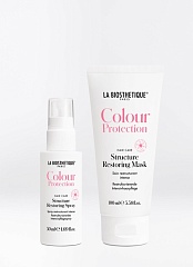 La Biosthetique Colour Protection Shine Restoring Treatment- набор спрей + маска для восстановления и защиты, 100*50 мл.