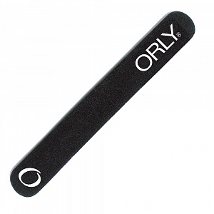 Пилочка ORLY "Black Boards"-  для ногтей на деревянной основе черная, абразивность 180грит