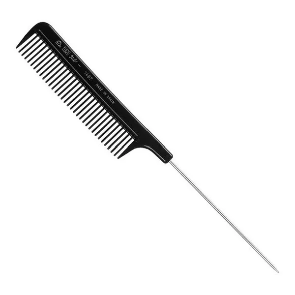 TAIL COMB METALLIC WIDE PINS 21,5 CM - РАСЧЕСКА ПАРИКМАХЕРСКАЯ
