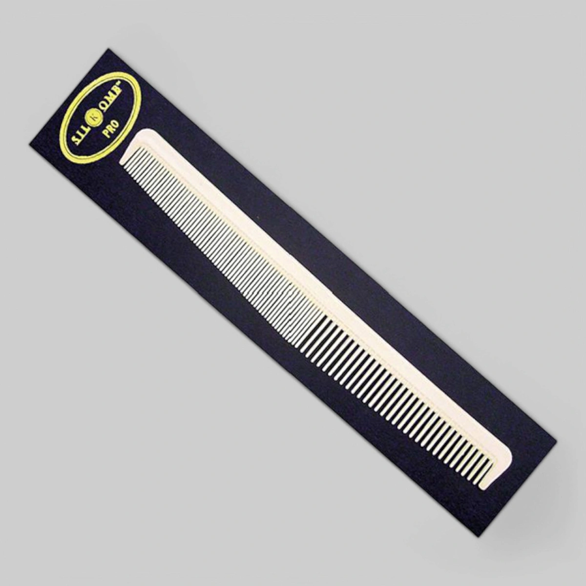 Расчёска "SILKOMB PRO-10", комбинированная скошенная с обеих сторон для затылочных и височных зон, силикон.