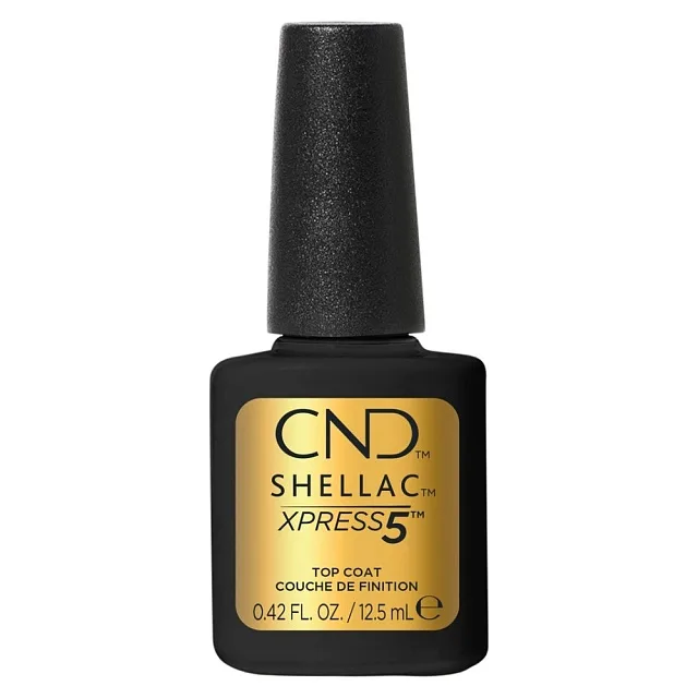 CND SHELLAC XPRESS5 TOP COAT - ЗАКРЕПИТЕЛЬ ДЛЯ ГЕЛЕВОГО ЛАКА, 12.5 мл.