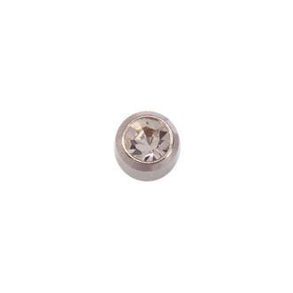 MINY APRIL BIRTHSTONE-Камень Хрусталь месяц апрель без позолоты