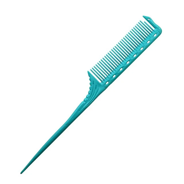 TAIL COMB LIGT BLUE - Расческа для начеса с хвостиком, длина 210мм, голубая