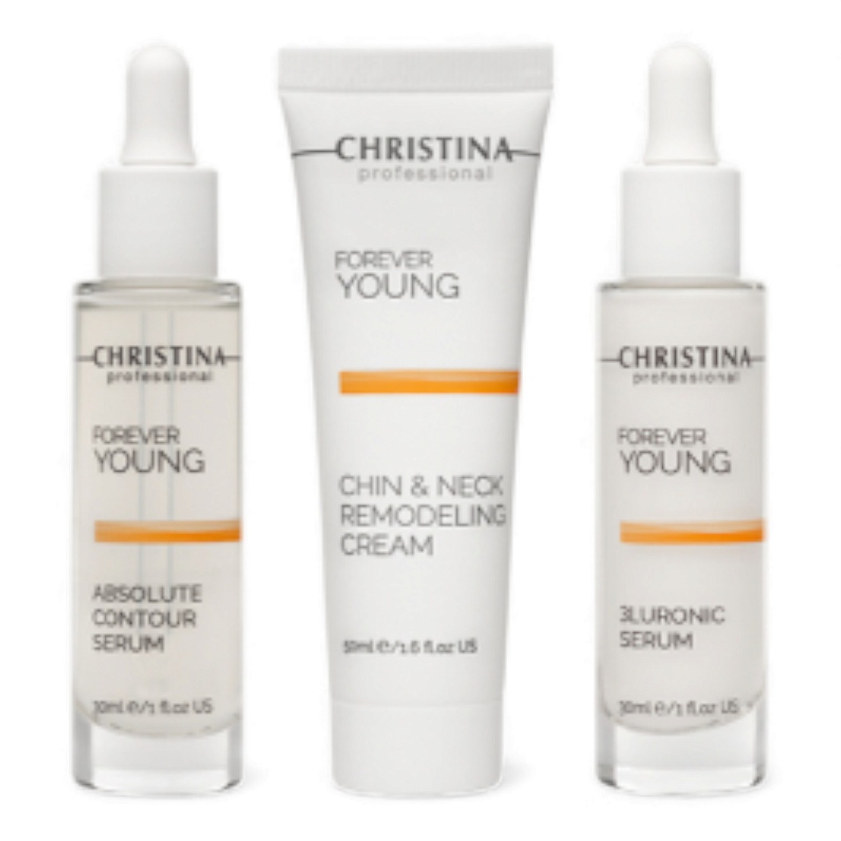 СЫВОРОТКА ДЛЯ ЛИЦА FOREVER YOUNG-ABSOLUTE CONTOUR KIT НАБОР ИЗ ТРЕХ СРЕДСТВ ПО 30 МЛ