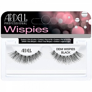 Ресницы подиумные "NATURAL LASHES", модель WISPIES DEMI, чёрные.